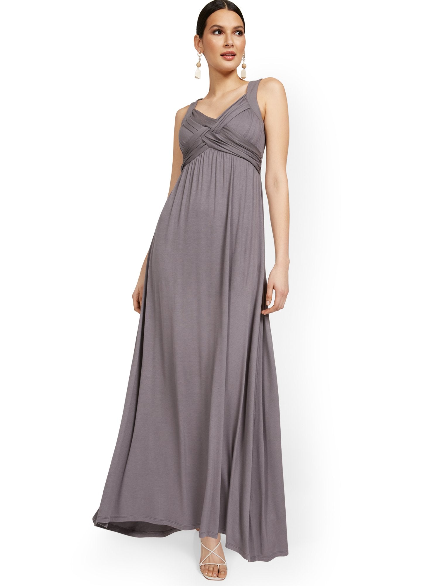 knee length dresses for ladies Halter Maxi Dress main image 0