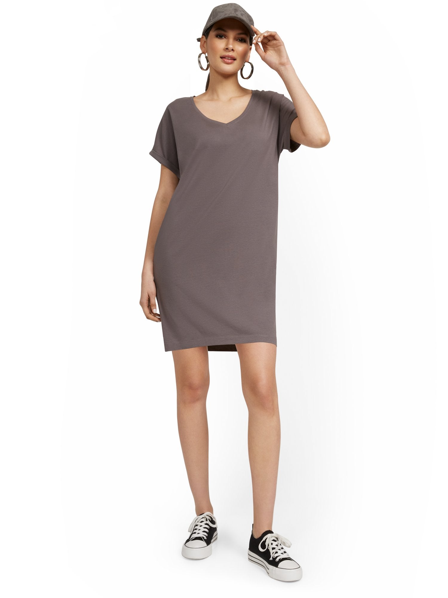 t shirt dress near me Perfect Tee Dress – New York & Company