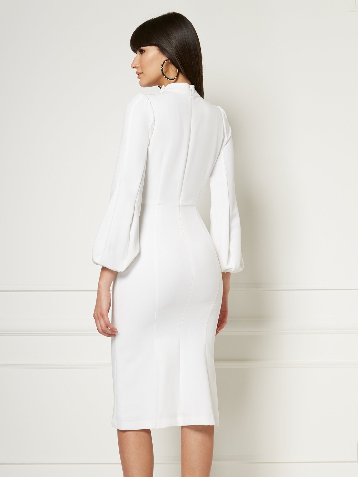 Misty Ivory Sheath Dress - Eva Mendes Collection New York & Company Misty Ivory Sheath Dress - Eva Mendes Collection New York & Company