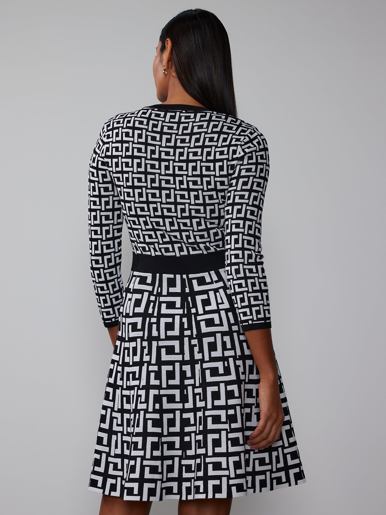a line dress with sleeves pattern Adorable Black A-line Homecoming Dress with Big Bow Front