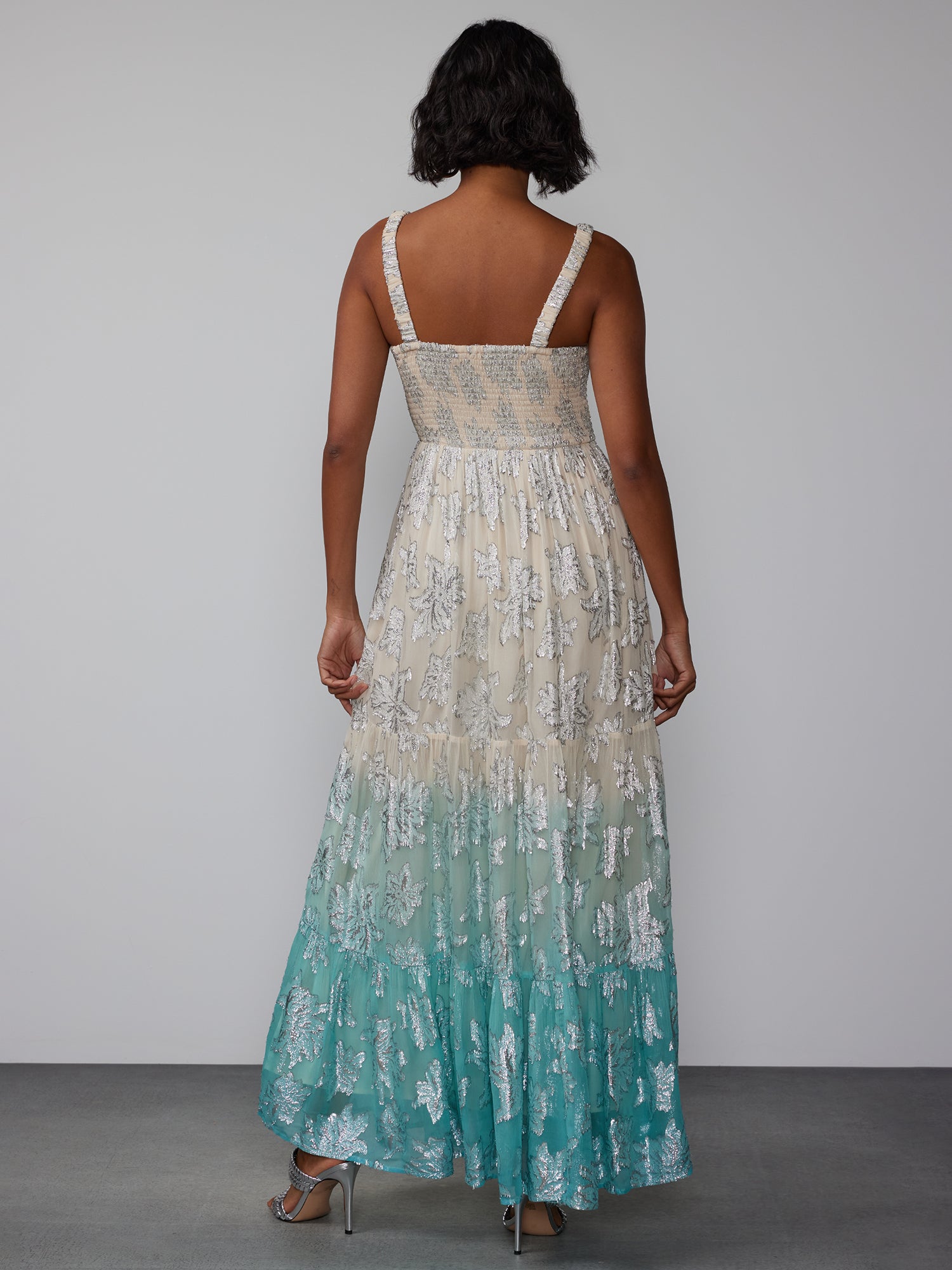 Dip Dye Jacquard Maxi Dress  New York & Company