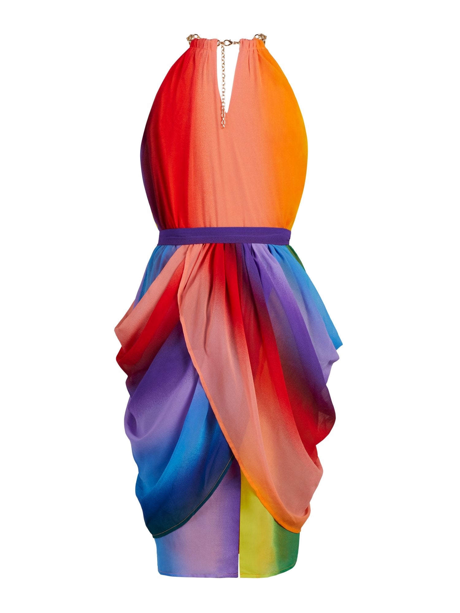 Rainbow Draped Dress New York & Company Rainbow Draped Dress New York & Company
