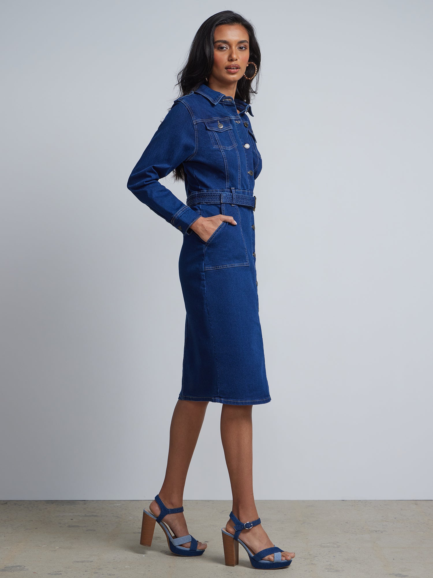 Denim Shirtdress – New York & Company