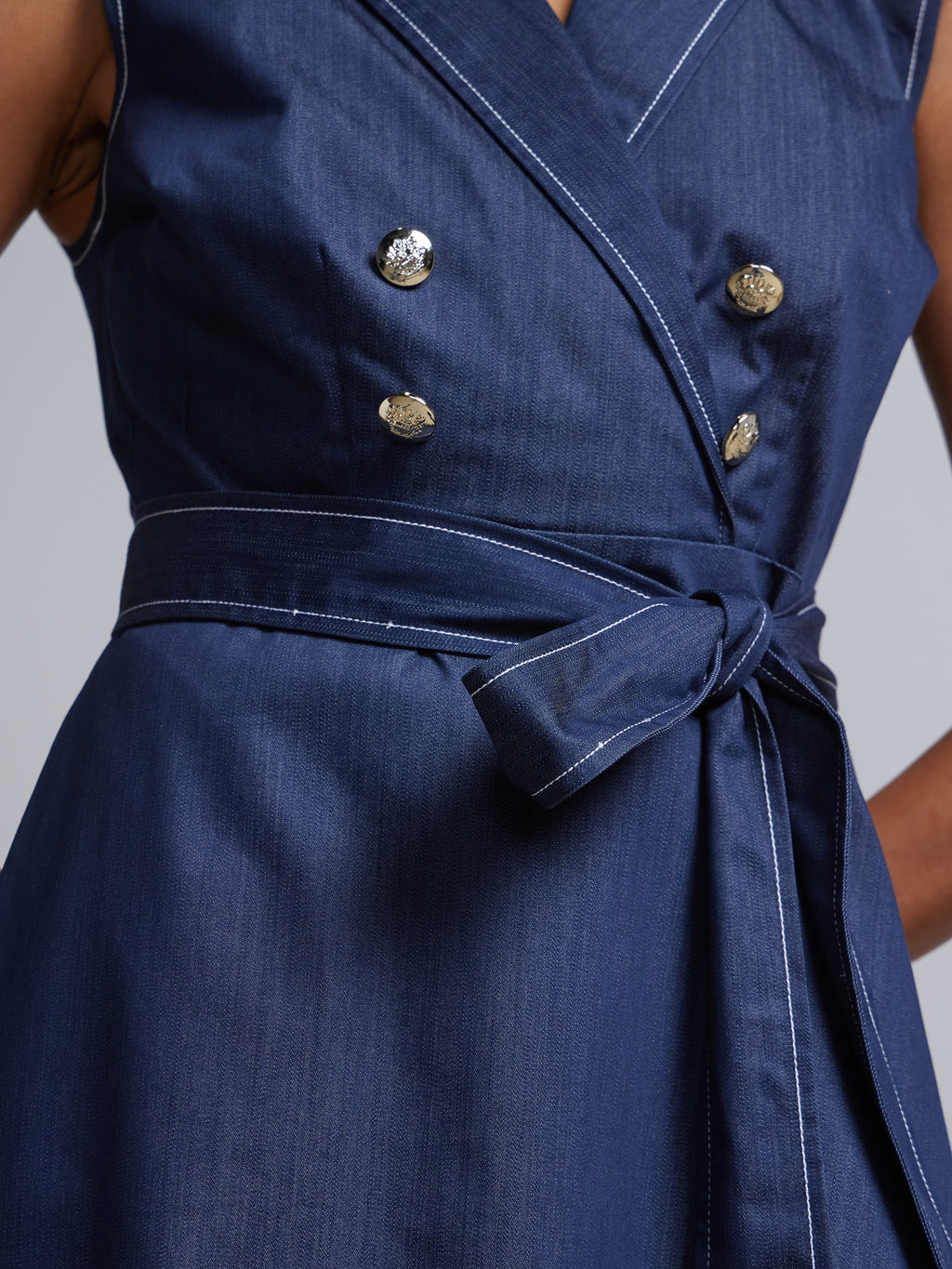 V-Neck Belted Flare Dress New York & Company V-Neck Belted Flare Dress New York & Company