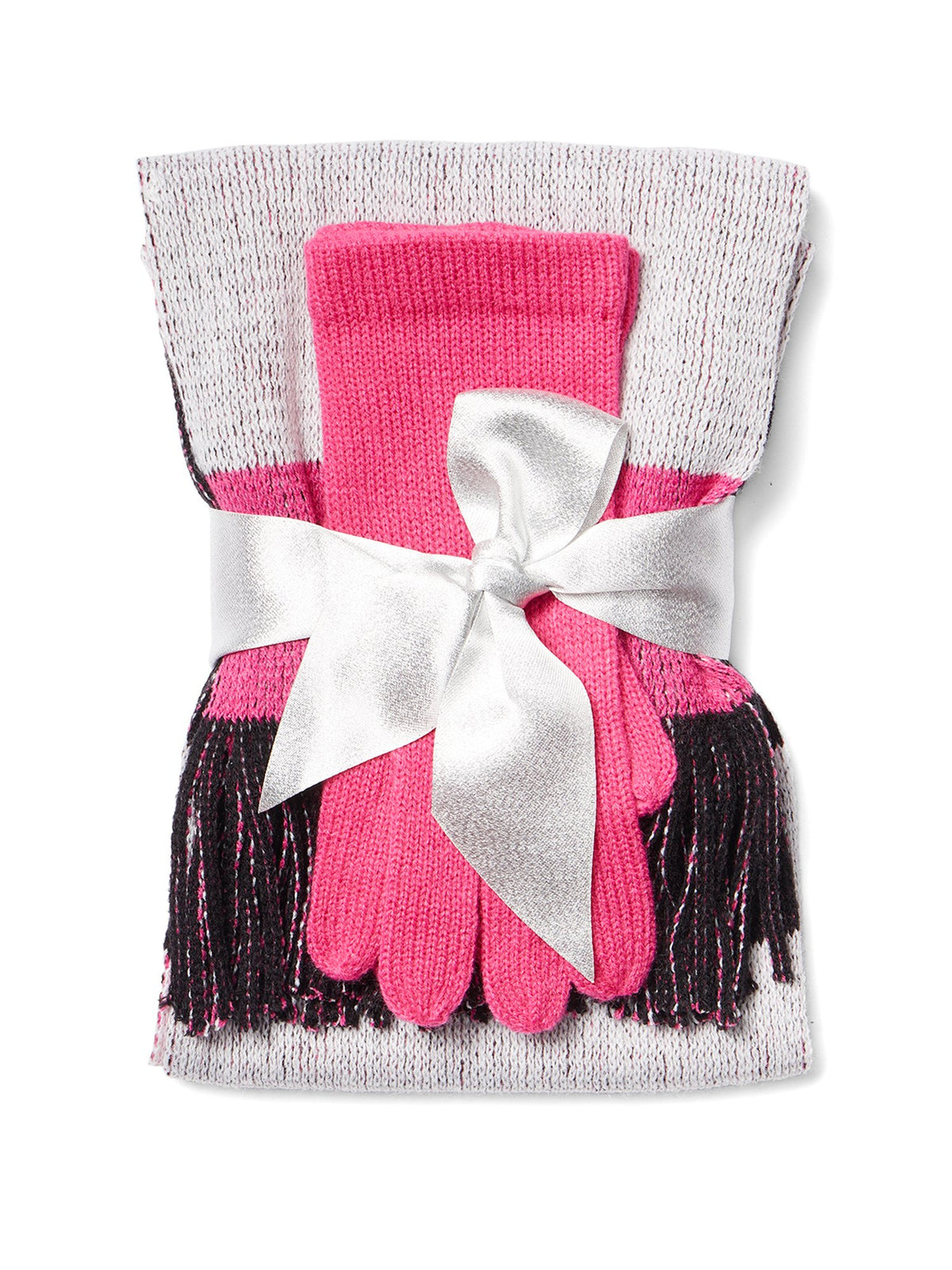 2-Piece Colorblock Scarf & Gloves Set – New York & Company