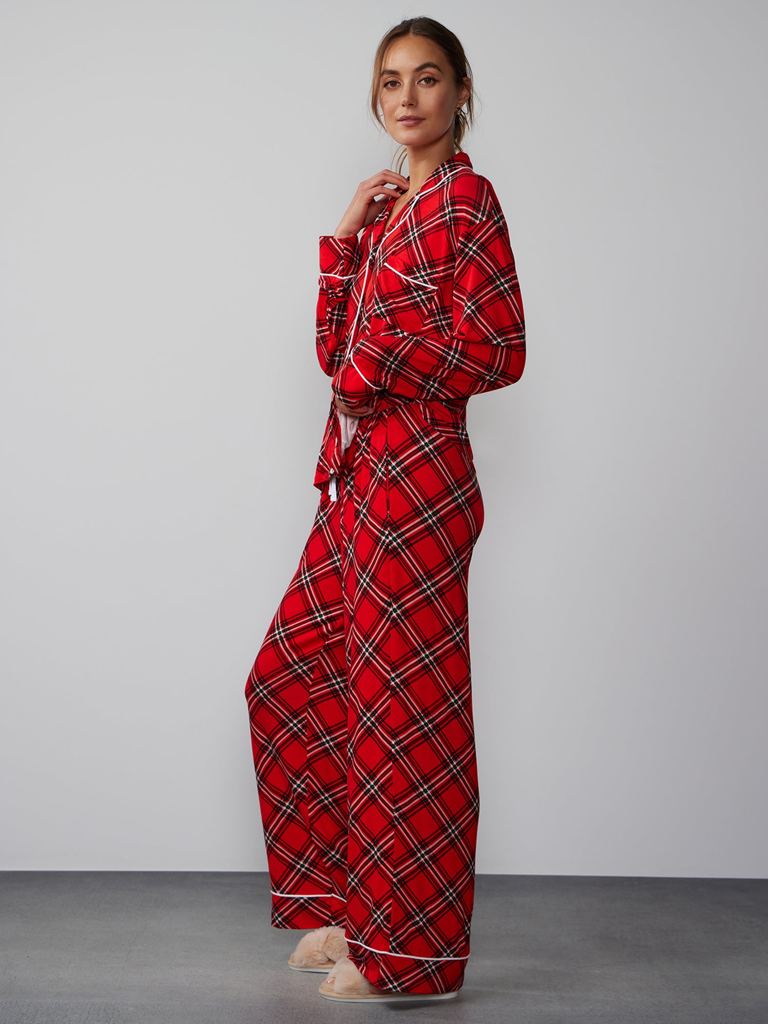 Tartan Plaid Pajama Set – New York & Company