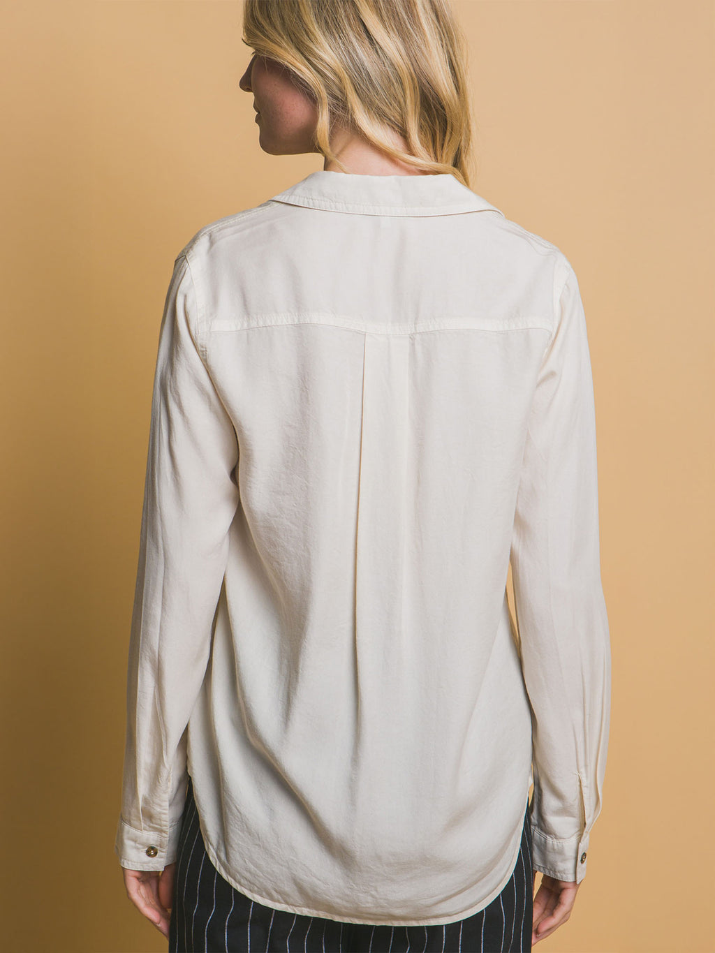 Nora Tencel Button-Down Top