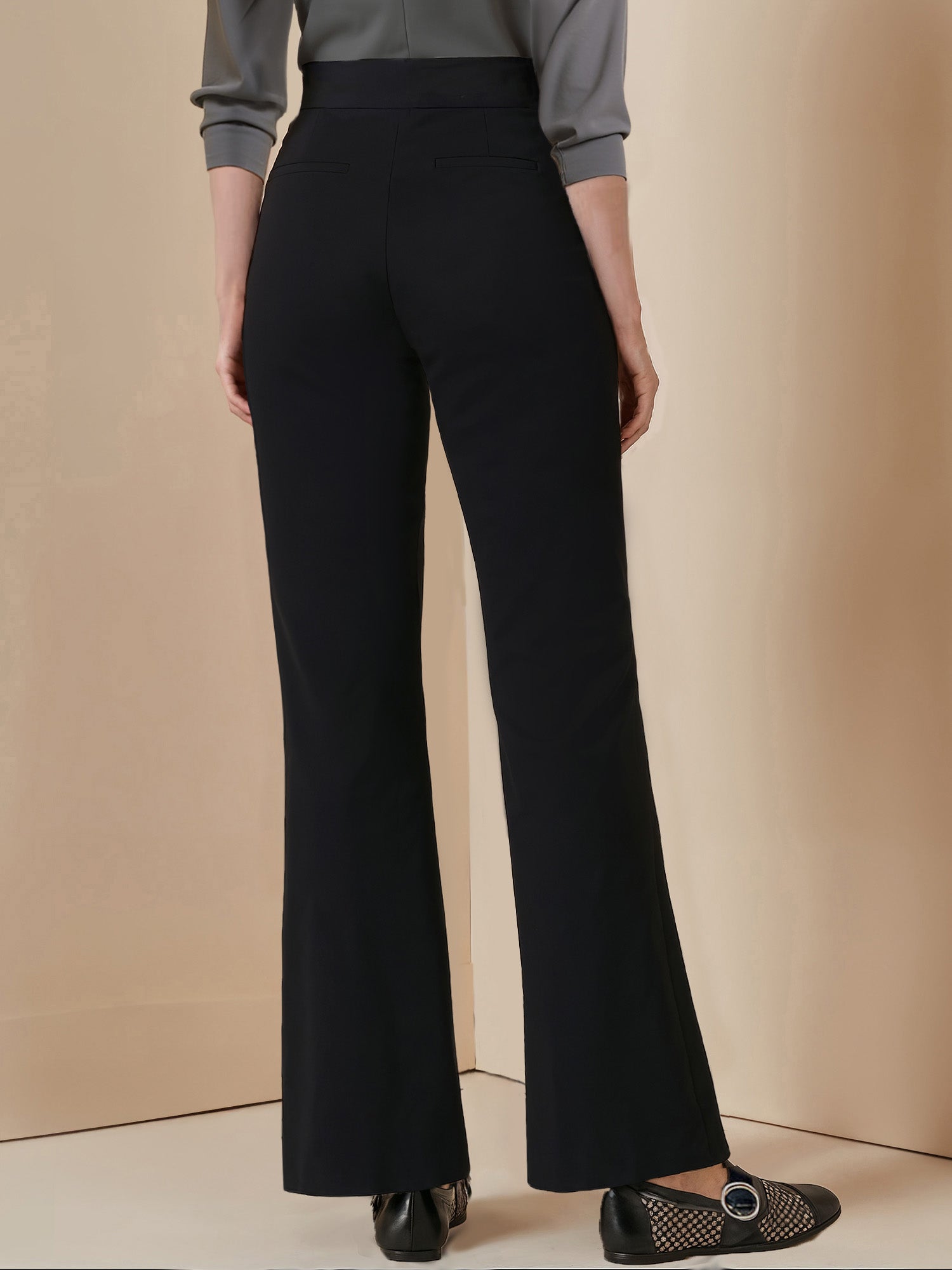ny & co dress pants NY&C New York Company Women's 14 Gray City Stretch Trouser Cuffed Why Youll Love Them Tailored look with comfortable stretch Structured ponte fabric that smooths and supports Flattering mid Pants Dress By New York