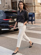 Vertigo Seamed Straight Pants