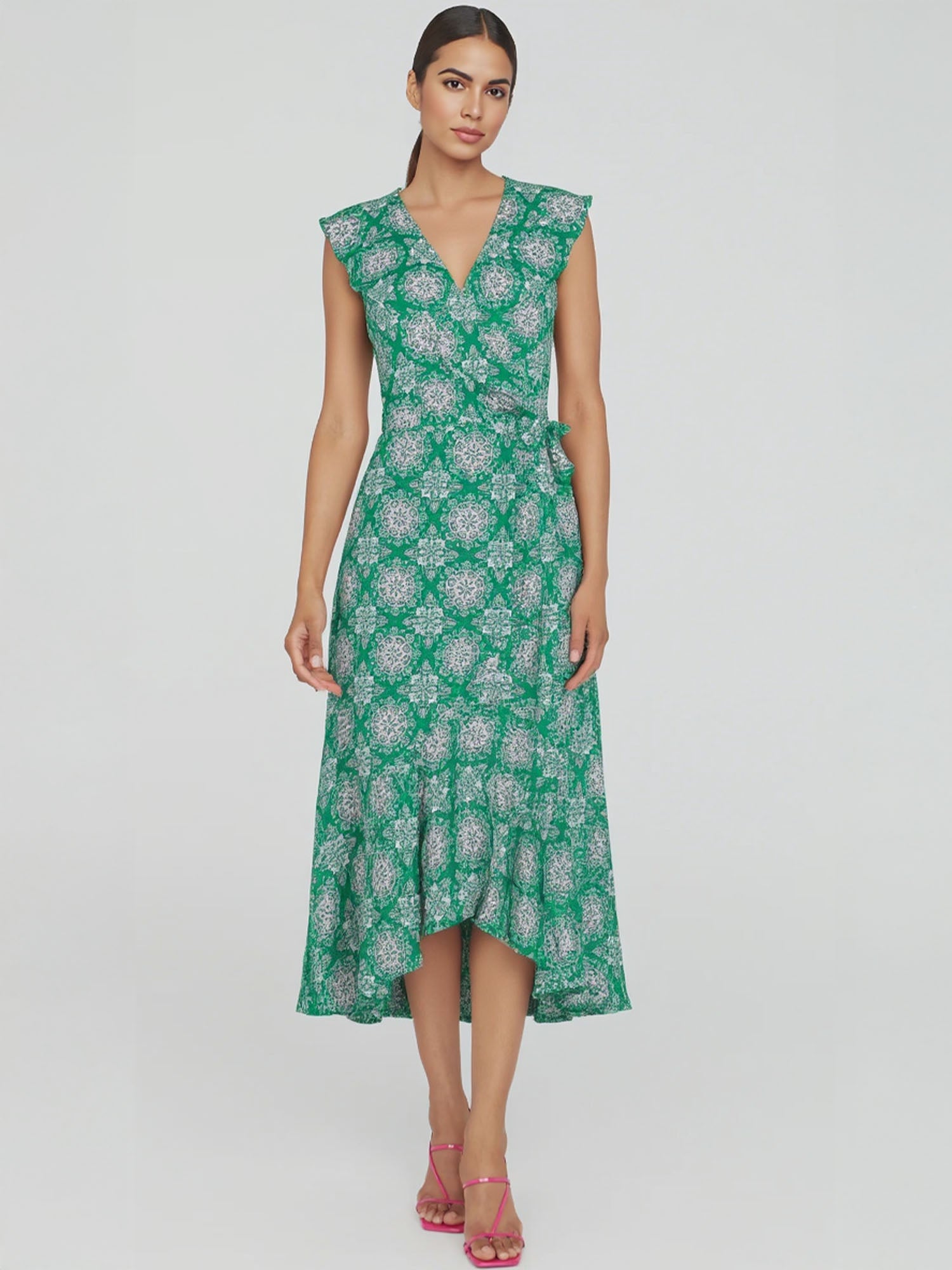 Ruffle Hem Dress