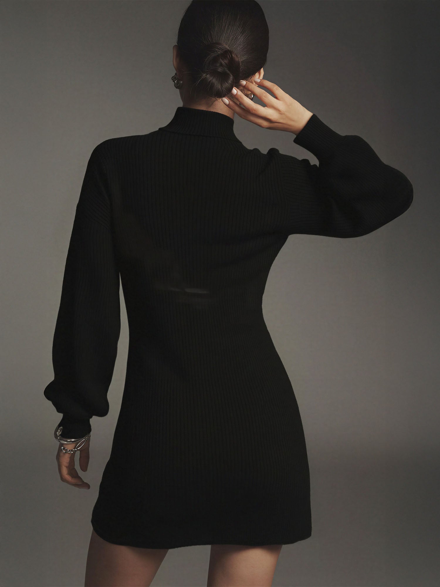 Turtle Neck Sweater Mini Dress – New York & Company