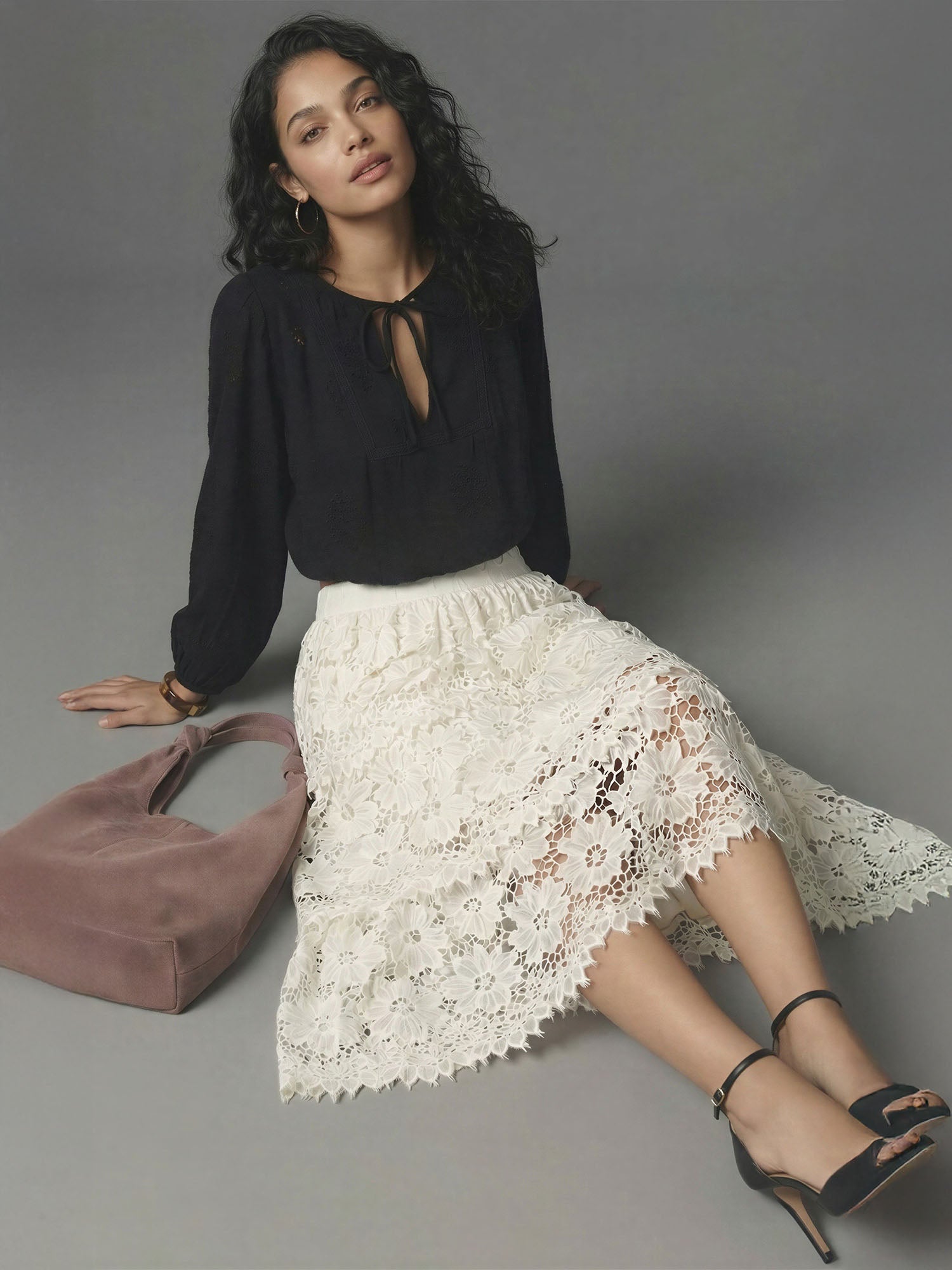 Tiered Lace Maxi Skirt – New York & Company