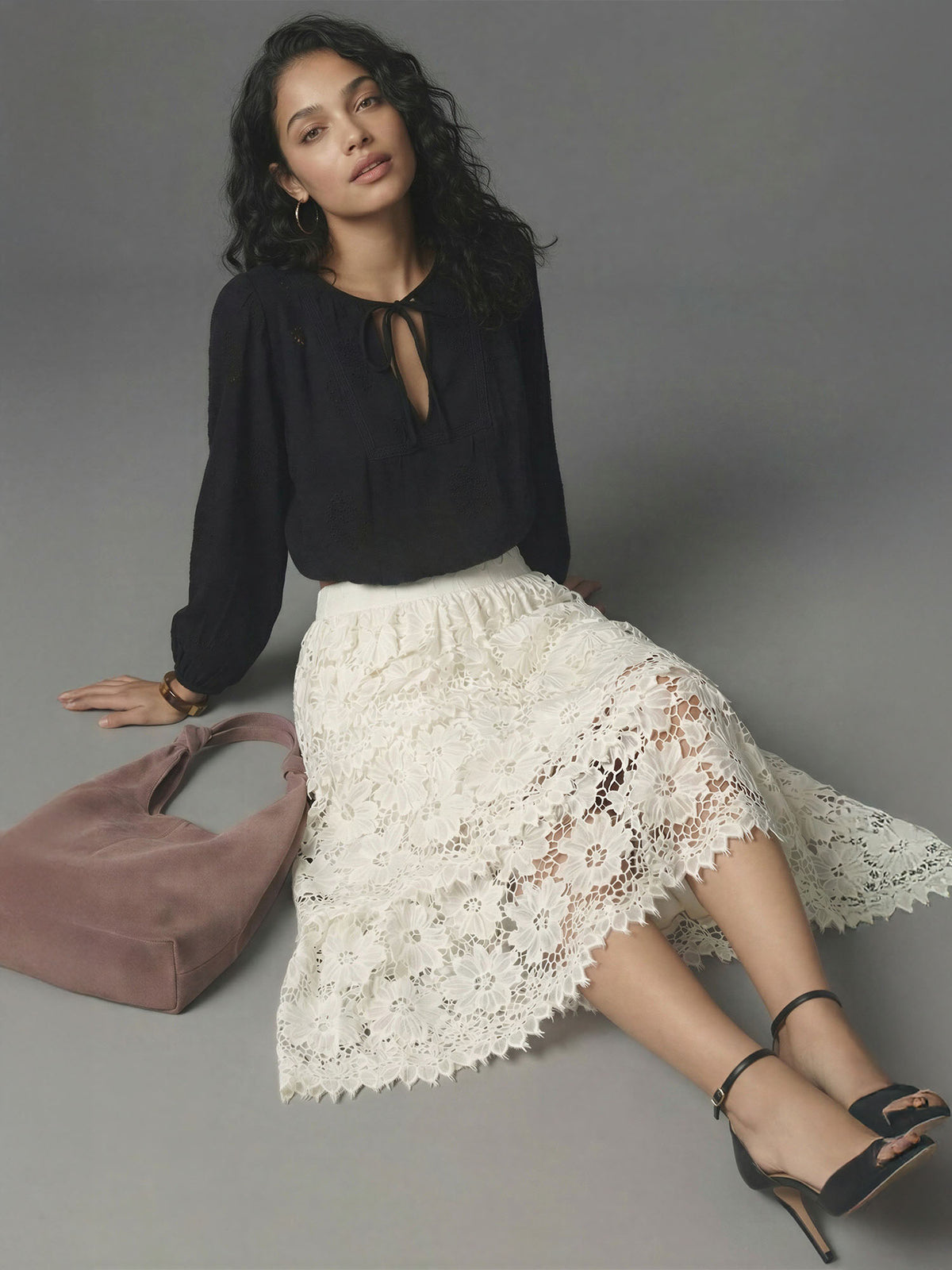 Tiered Lace Maxi Skirt – New York & Company