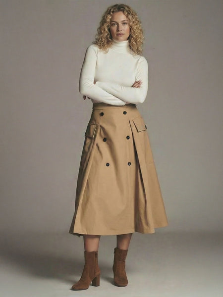 A Line Utility Pocket Midi Skirt – New York & Company