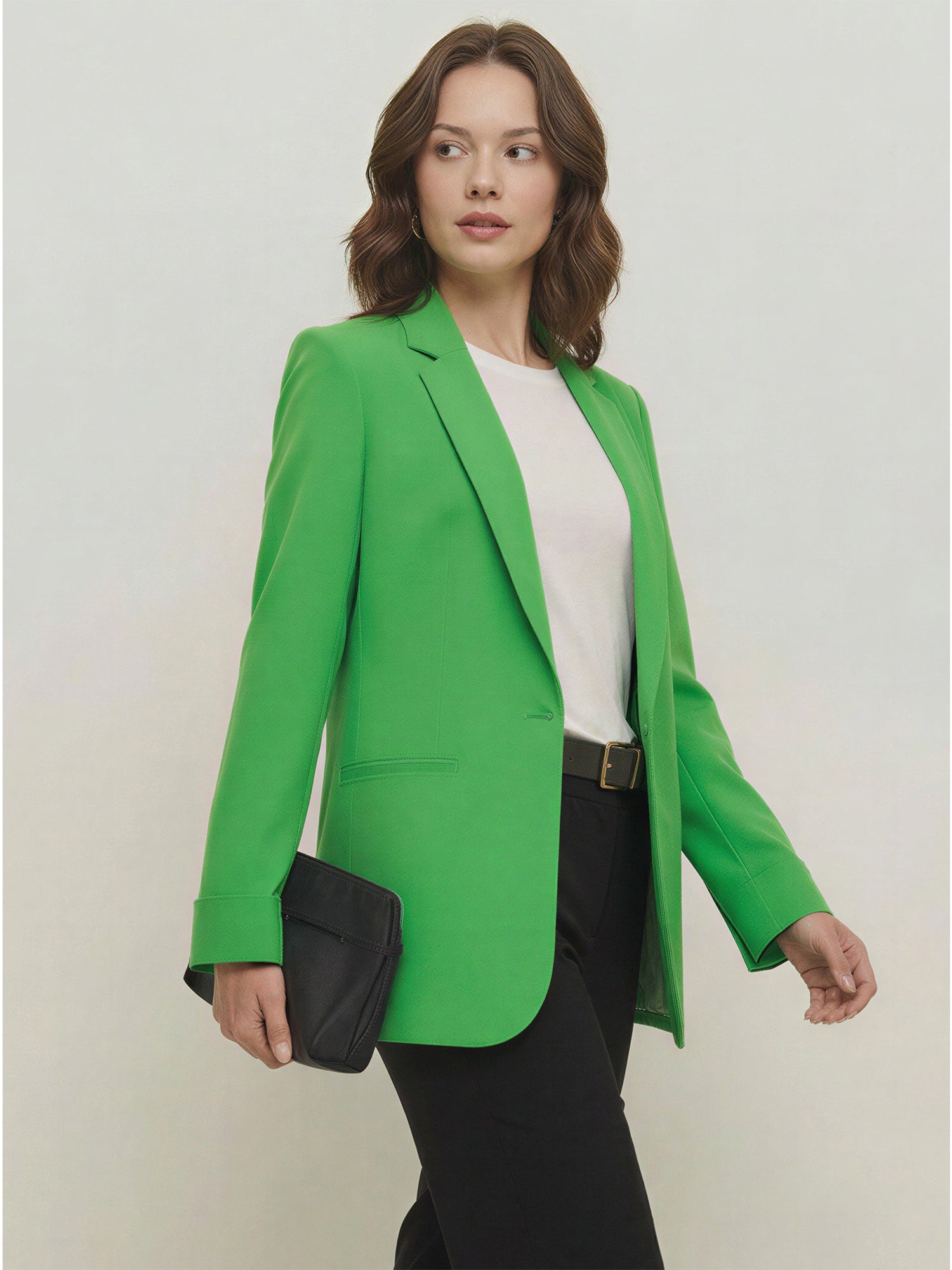 Solid Vertigo Blazer New York & Company Solid Vertigo Blazer New York & Company