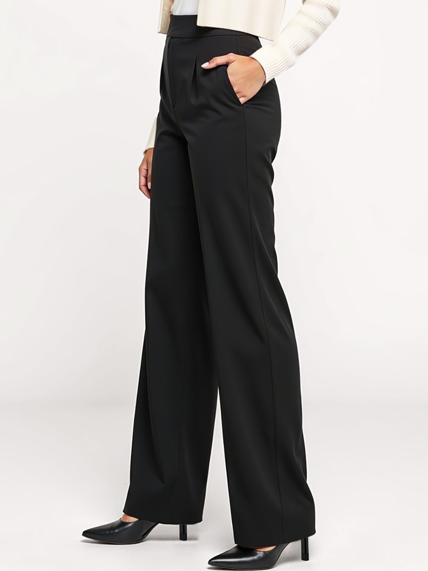 High Waist Wide Leg Pant