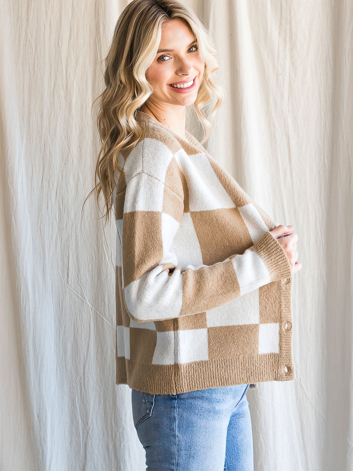 Checker Cardigan – New York & Company