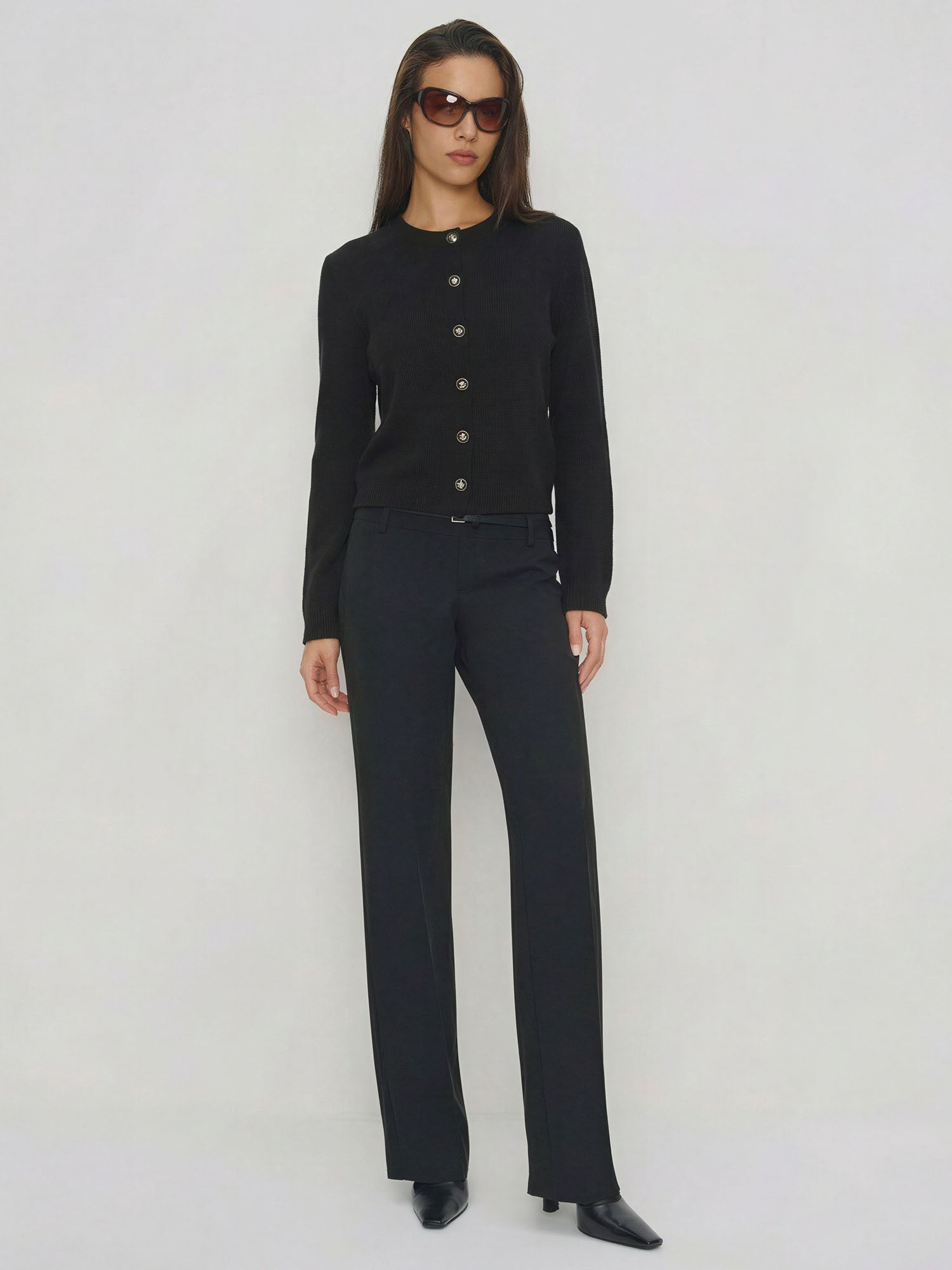 Crew Neck Front Cardigan – New York & Company