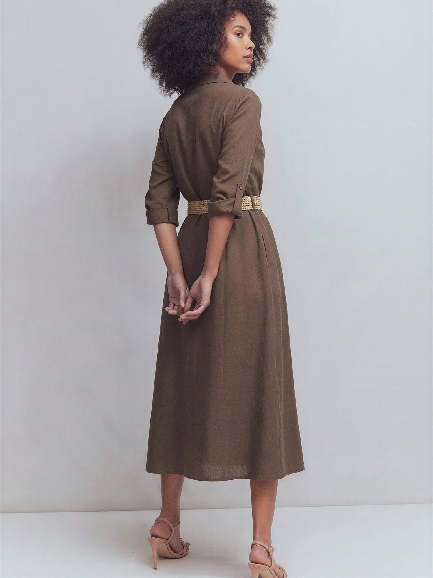 long sleeve utility shirt dress Long Sleeve Utility Shirt Dress