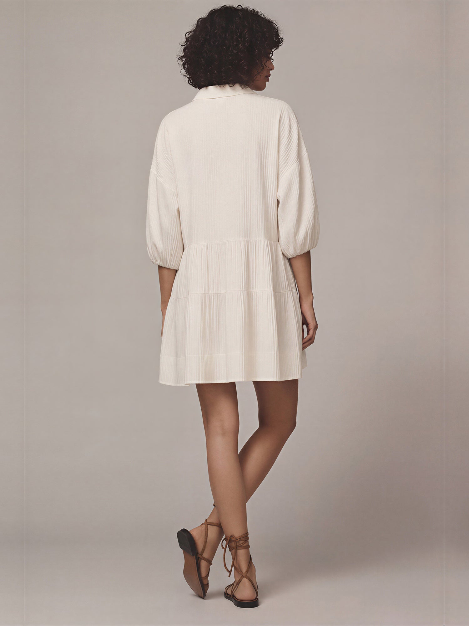 Marin Drop Waist Cotton Shift Shirt Mini Dress - MEDIUM / GREEN - GREEN Marin Drop Waist Cotton Shift Shirt Mini Dress - MEDIUM / GREEN - GREEN
